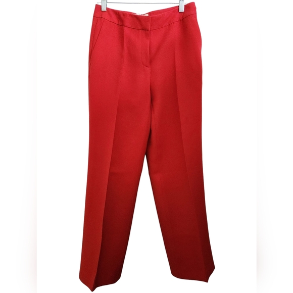 Lafayette 148 New York Pants - Lafayette 148 New York Red Pants Trousers Size 2